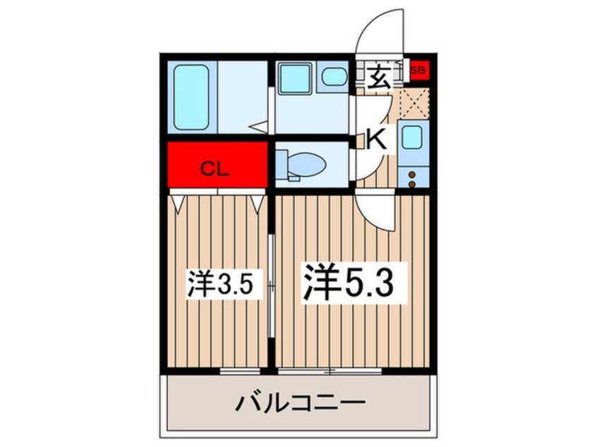 間取図 仮）さいたま市北区奈良町A棟