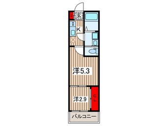 間取図 Ｌａｌｕｃｅ宮原　Ｎｏｒｔｈ