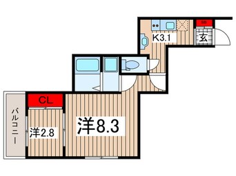 間取図 Ｌａｌｕｃｅ宮原　Ｎｏｒｔｈ