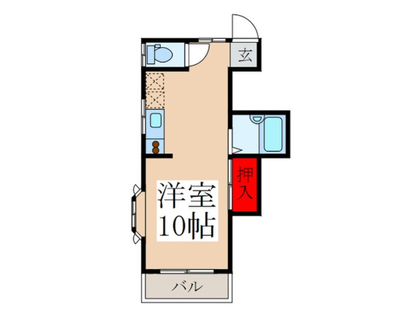 間取図 第３由利コ－ポ