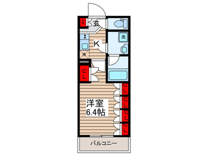 間取図 ブライズ高砂