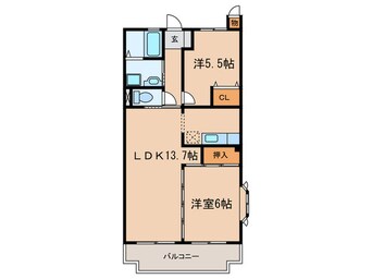 間取図 グレースコート