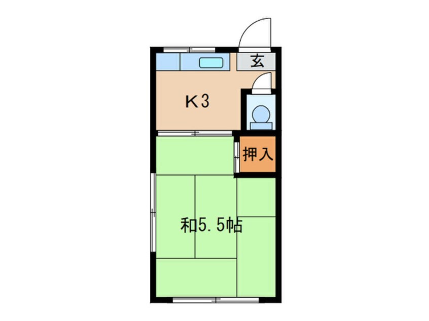 間取図 西村アパ－ト