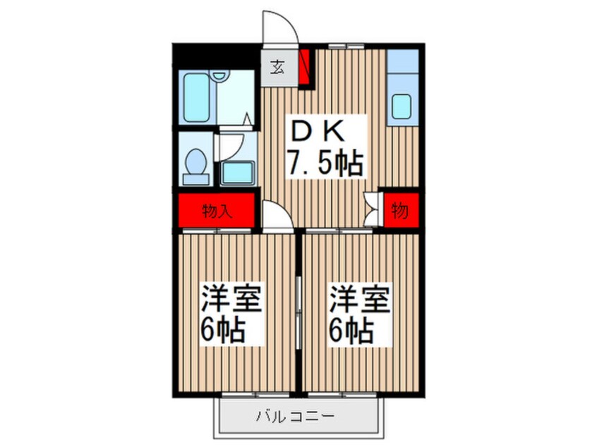 間取図 パ－ル・メゾン