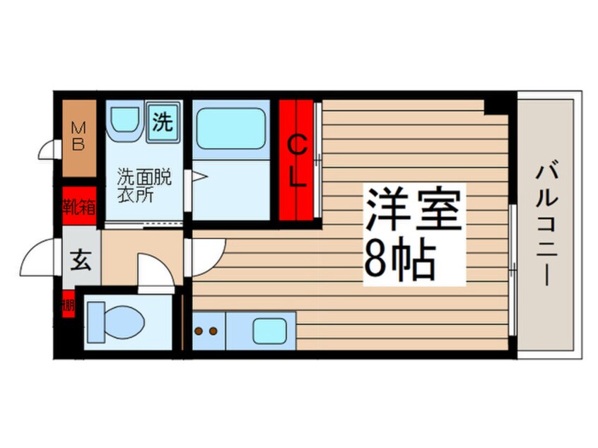 間取図 フローラ・五香