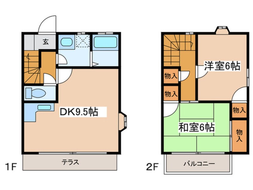 間取図 ガーデンテラスこむろ