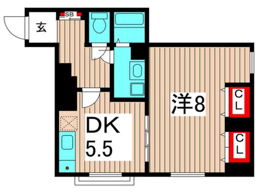 間取図 メゾン・ド・小岩