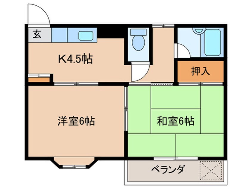 間取図 レジデンス野川