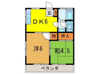 間取図 ハイム三宝