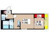 UCDA　Residence新検見川 1LDKの間取り