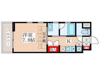 間取図 エクシーブ西国立