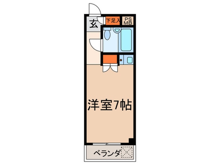 間取り図 セザールプラザ府中(727)