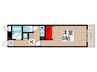 アヴニ－ルＡＫＩＳＨＩＮ 1Kの間取り