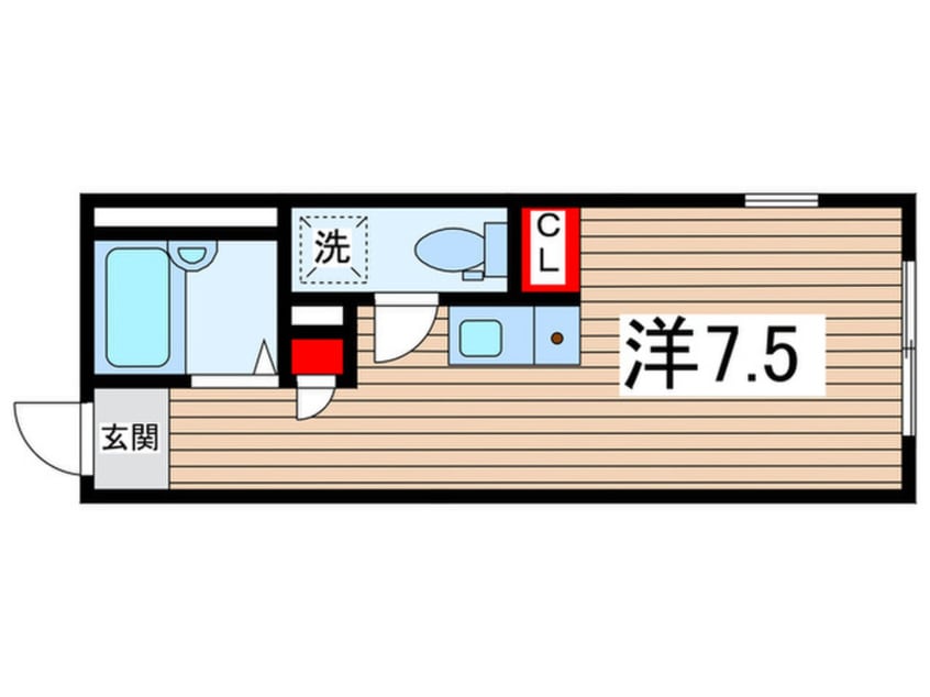 間取図 KeiEi稲田堤