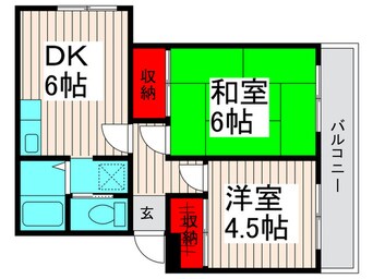 間取図 真島ハイツⅡ