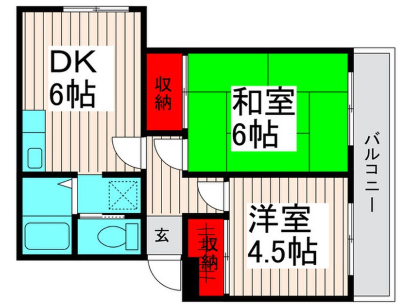 間取図 真島ハイツⅡ