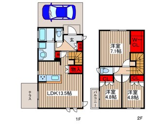 間取図 石神井台１丁目戸建