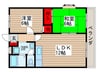 ベルレ－ジュ南柏 2LDKの間取り