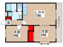 ベルレ－ジュ南柏の間取図