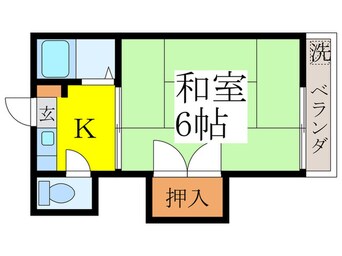 間取図 白樺ハイツ