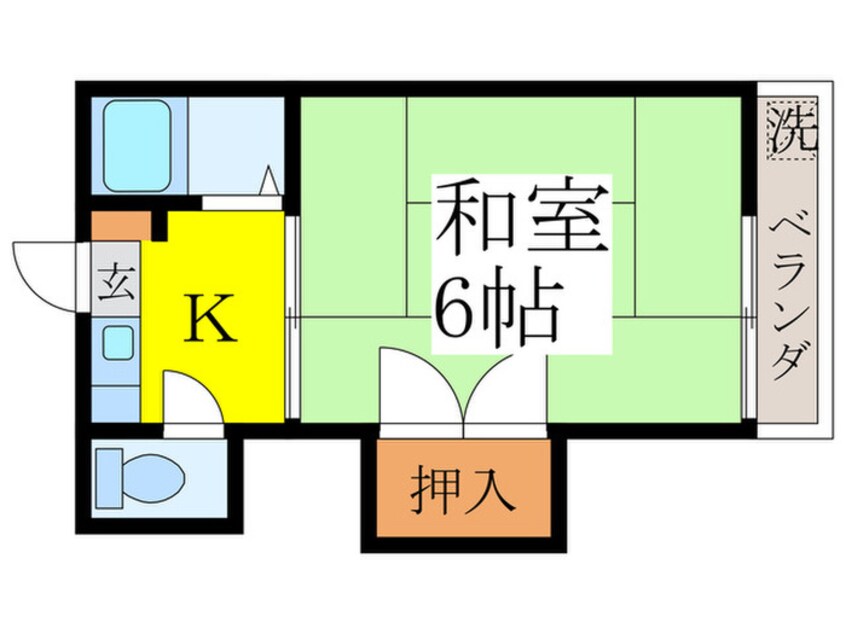 間取図 白樺ハイツ