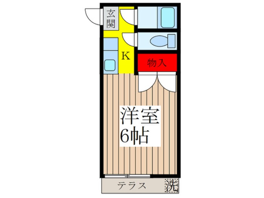 間取図 白樺ハイツ