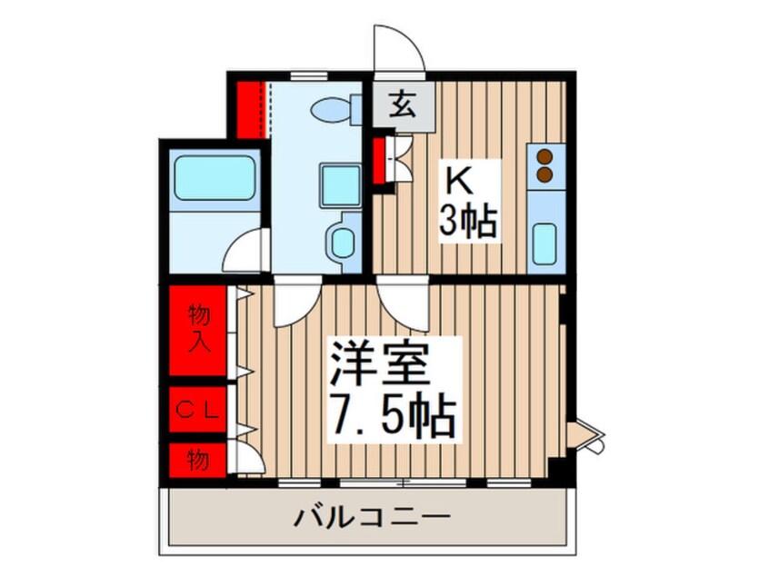 間取図 センチュリーハイツＥ館