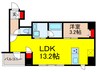 ﾌﾟﾚｰﾙ･ﾄﾞｩｰｸ日本橋浜町（402） 1LDKの間取り