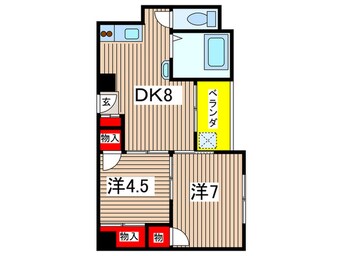 間取図 清澄マンション