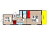 八千代台パーソナルハウスPart11 2Kの間取り