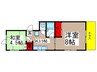 八千代台パーソナルハウスPart11 2Kの間取り