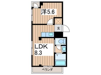 間取図 ビラ笹野台