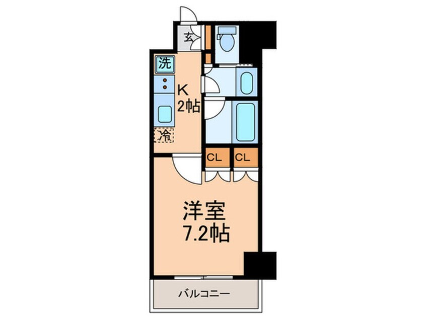 間取図 アクティ東仲通り