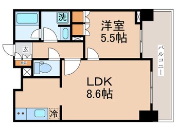 間取図 アクティ東仲通り