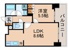アクティ東仲通り 1LDKの間取り