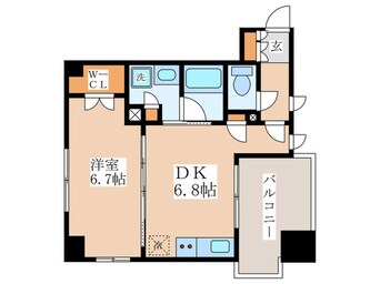 間取図 アクティ東仲通り