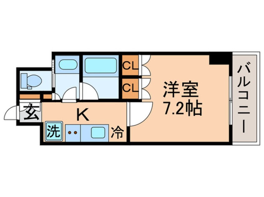 間取図 アクティ東仲通り