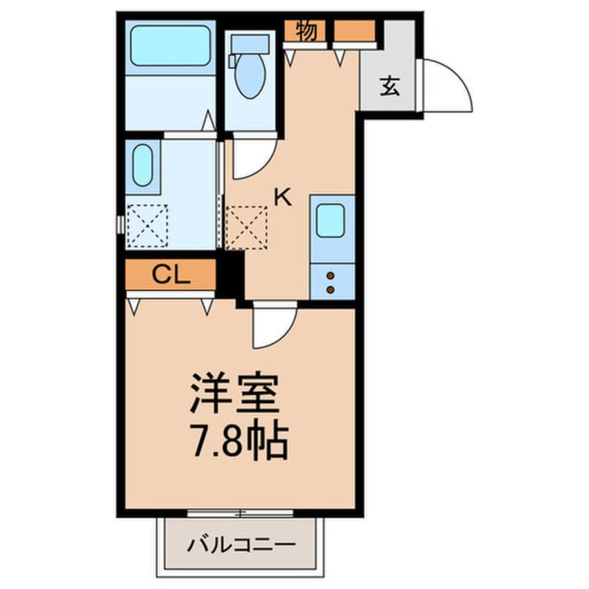 間取図 リトルキャビン