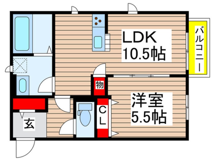間取図 リトルキャビン