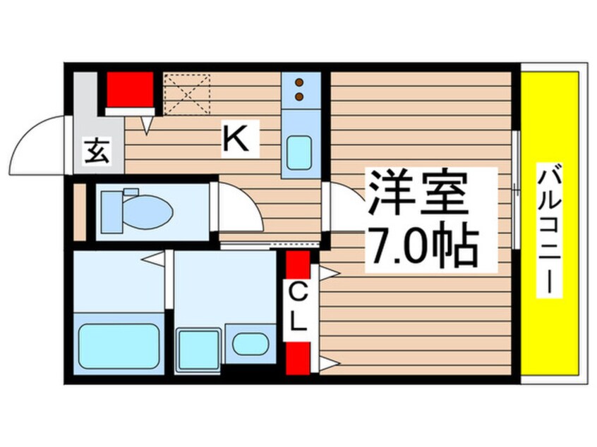 間取図 リトルキャビン