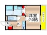 リトルキャビン 1Kの間取り