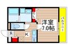 リトルキャビン 1Kの間取り