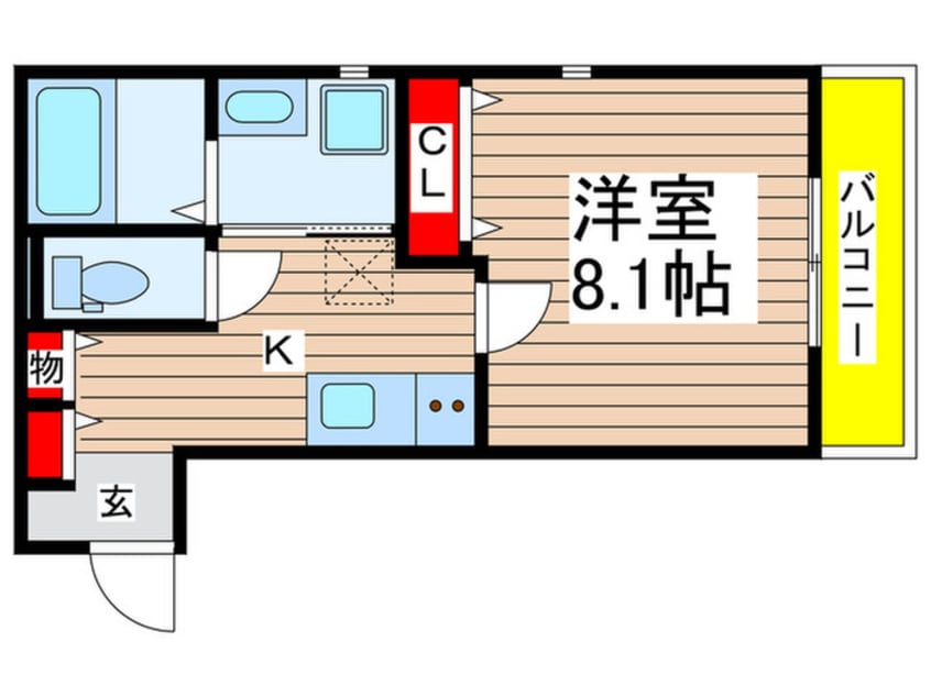 間取図 リトルキャビン