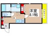 リトルキャビン 1Kの間取り