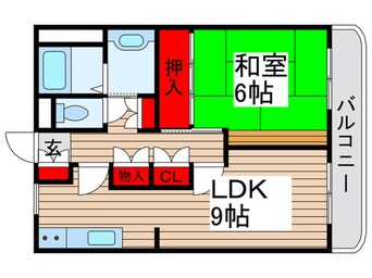 間取図 サンウィング新松戸Ⅰ