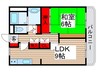 サンウィング新松戸Ⅰ 1LDKの間取り