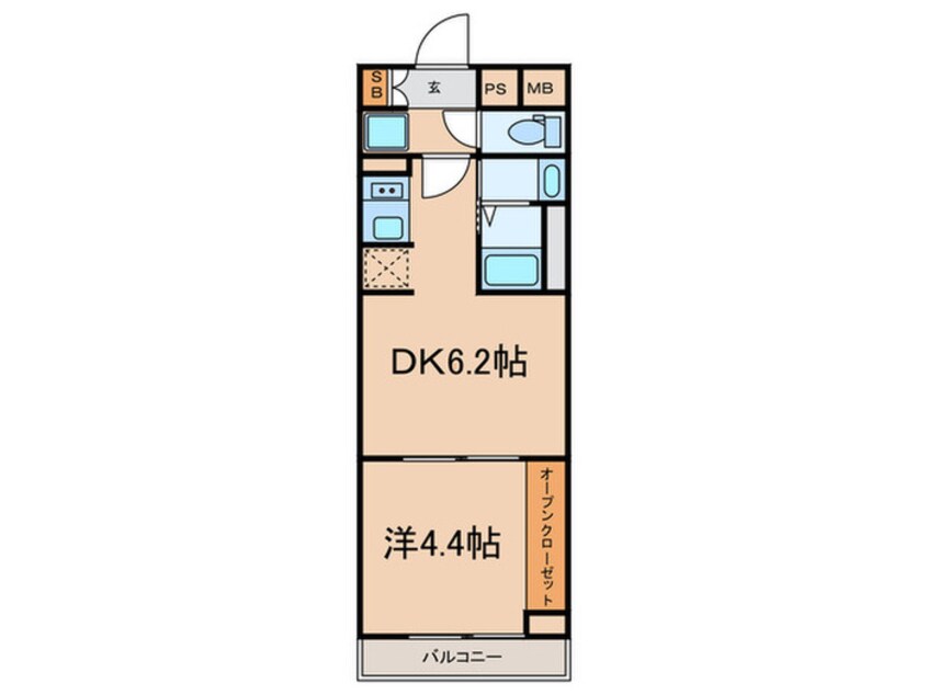 間取図 ＧＲＡＮＰＡＳＥＯ大森北