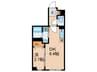 ＧＲＡＮＰＡＳＥＯ大森北 1DKの間取り