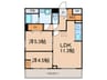ＧＲＡＮＰＡＳＥＯ大森北 2LDKの間取り
