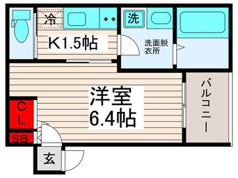 間取図 MELDIA西新井